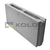 перегородочный пустотелый блок (бетонный) 390х80х188 - серый колдиз Щелково купить