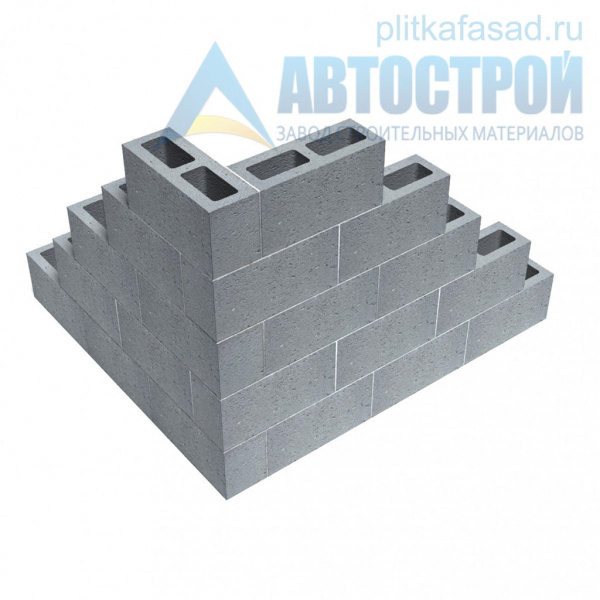 Блок бетонный для межквартирных перегородок 120х190х390 мм пустотелый А-Строй в Щелково по низкой цене