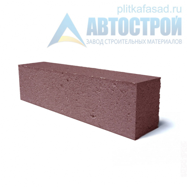 Блок облицовочный фасадный рядовой полнотелый 90х90х390 мм красный А-Строй в Щелково по низкой цене