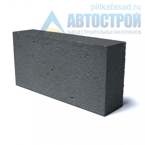 Блок облицовочный фасадный угловой полнотелый 90х188х390 мм черный А-Строй в Щелково по низкой цене