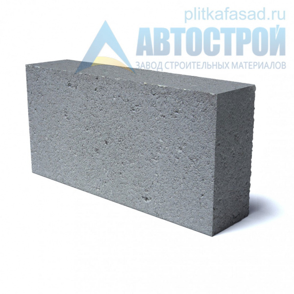 Блок облицовочный фасадный угловой полнотелый 90х188х390 мм серый А-Строй в Щелково по низкой цене