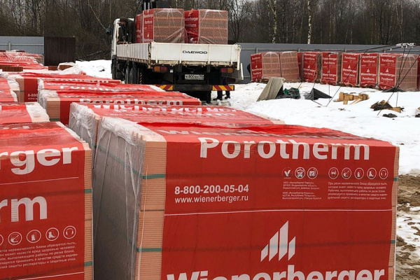 Блок керамический  Forati М-35 поризованный Porotherm/ Wienerberger в Щелково по низкой цене