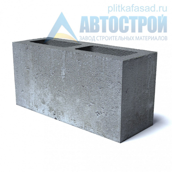 Блок керамзито­бетонный для перегородок 120х190(188)х390 мм пустотелый  А-Строй в Щелково по низкой цене