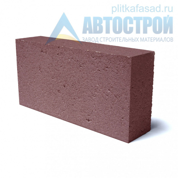 Блок облицовочный фасадный угловой полнотелый 90х188х390 мм красный А-Строй в Щелково по низкой цене