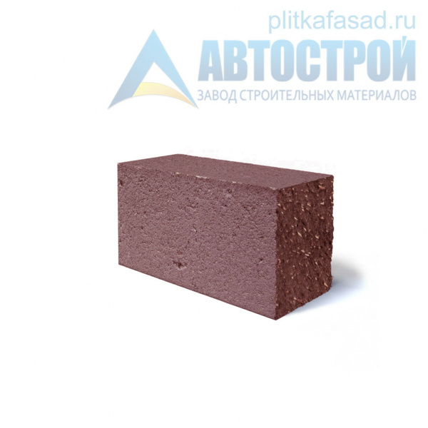 Блок облицовочный фасадный угловой полнотелый 90х90х195 мм красный А-Строй в Щелково по низкой цене