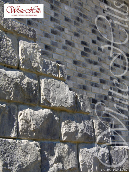 Искусственный декоративный камень Шеффилд 431-80+436-80 углы White Hills в Щелково по низкой цене